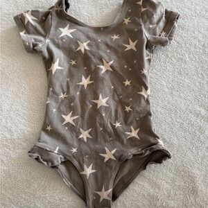 Rylee + Cru Starry Gray Bodysuit